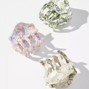 Anthropologie Set of Claw Clips